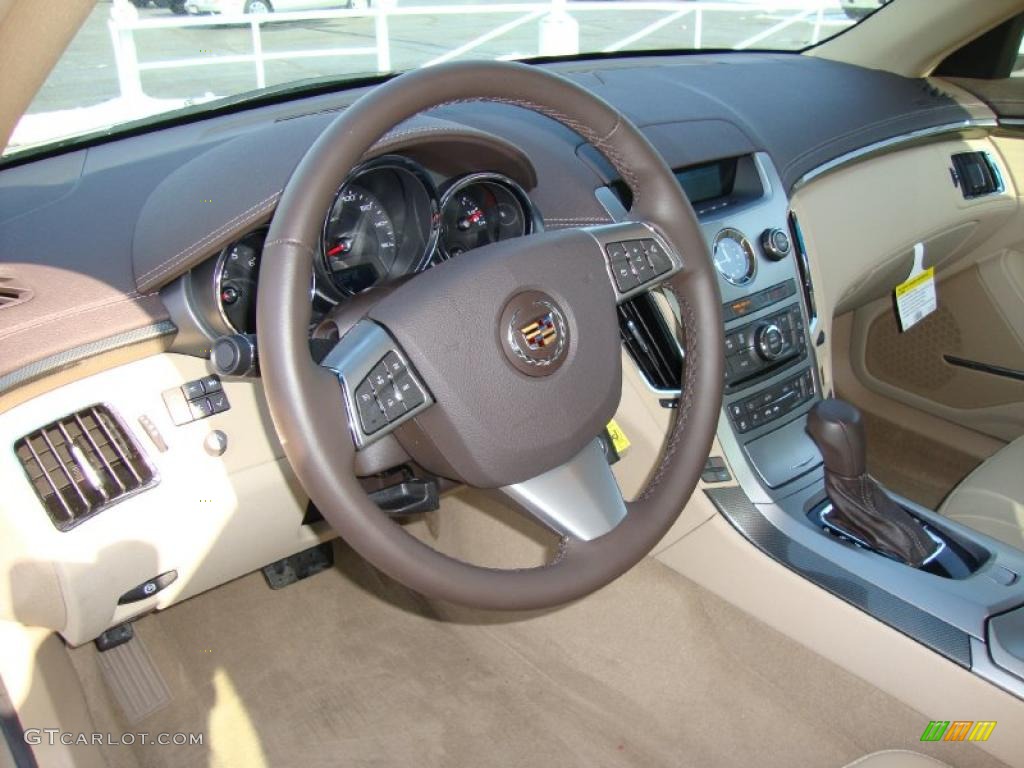 2009 CTS Sedan - Gold Mist / Cashmere/Cocoa photo #11