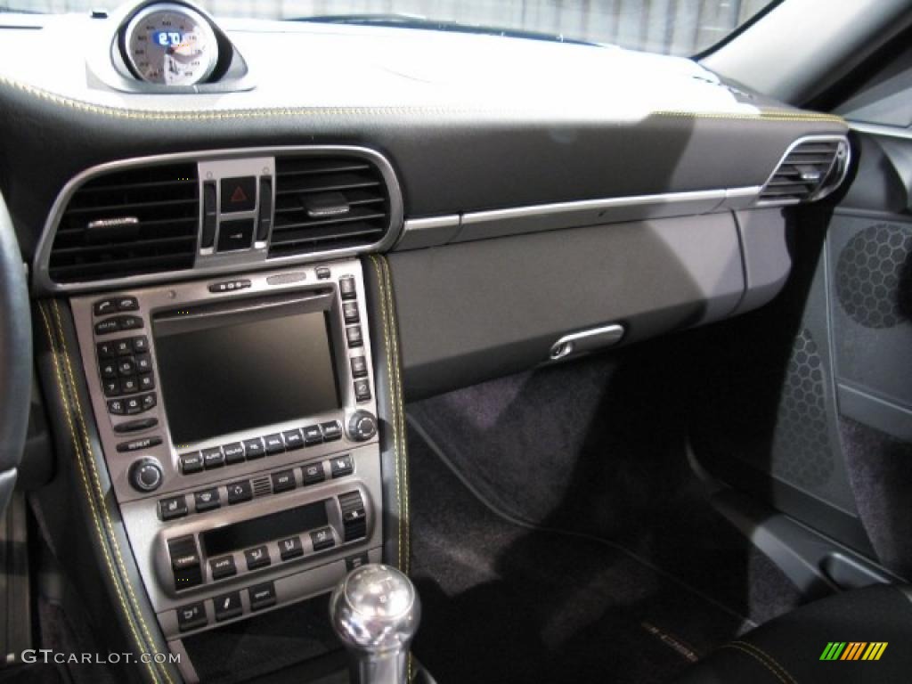 2007 911 Turbo Coupe - Slate Grey Metallic / Black photo #12