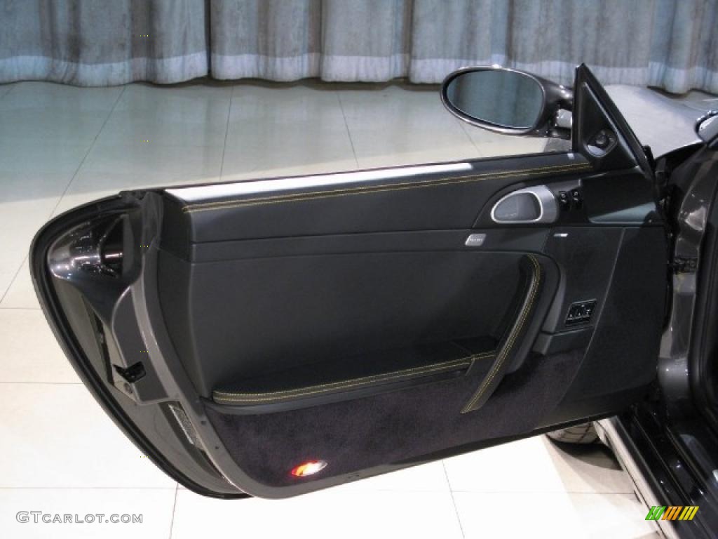2007 911 Turbo Coupe - Slate Grey Metallic / Black photo #14