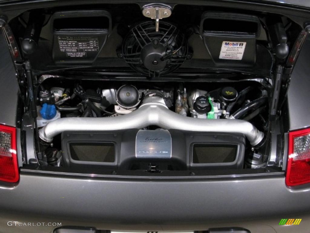 2007 911 Turbo Coupe - Slate Grey Metallic / Black photo #17