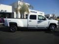 2010 Summit White Chevrolet Silverado 3500HD LT Crew Cab 4x4 Dually  photo #8