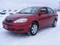 2007 Impulse Red Pearl Toyota Corolla LE  photo #7