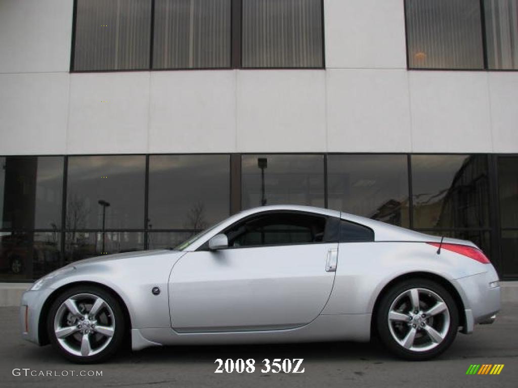 2008 350Z Touring Coupe - Silver Alloy / Charcoal photo #1