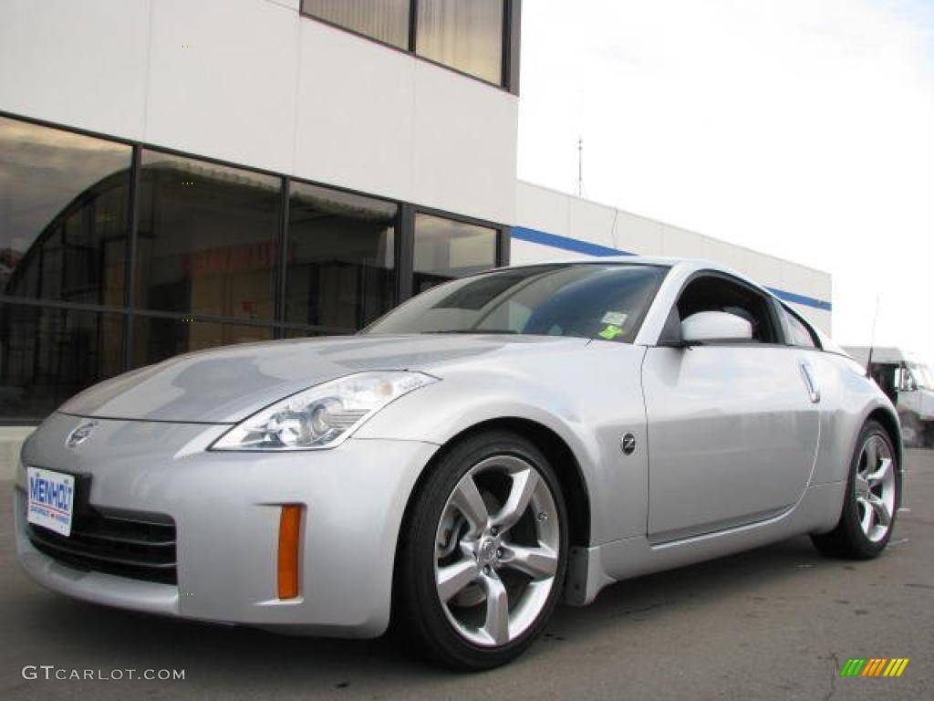 2008 350Z Touring Coupe - Silver Alloy / Charcoal photo #2