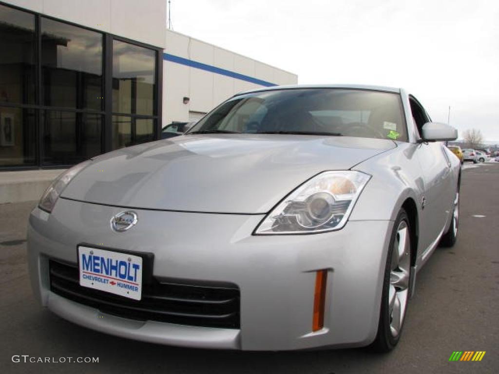 2008 350Z Touring Coupe - Silver Alloy / Charcoal photo #3