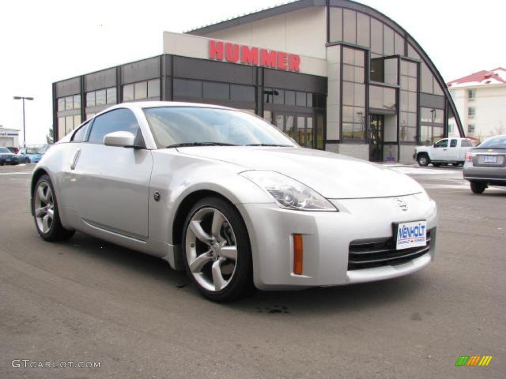 2008 350Z Touring Coupe - Silver Alloy / Charcoal photo #6