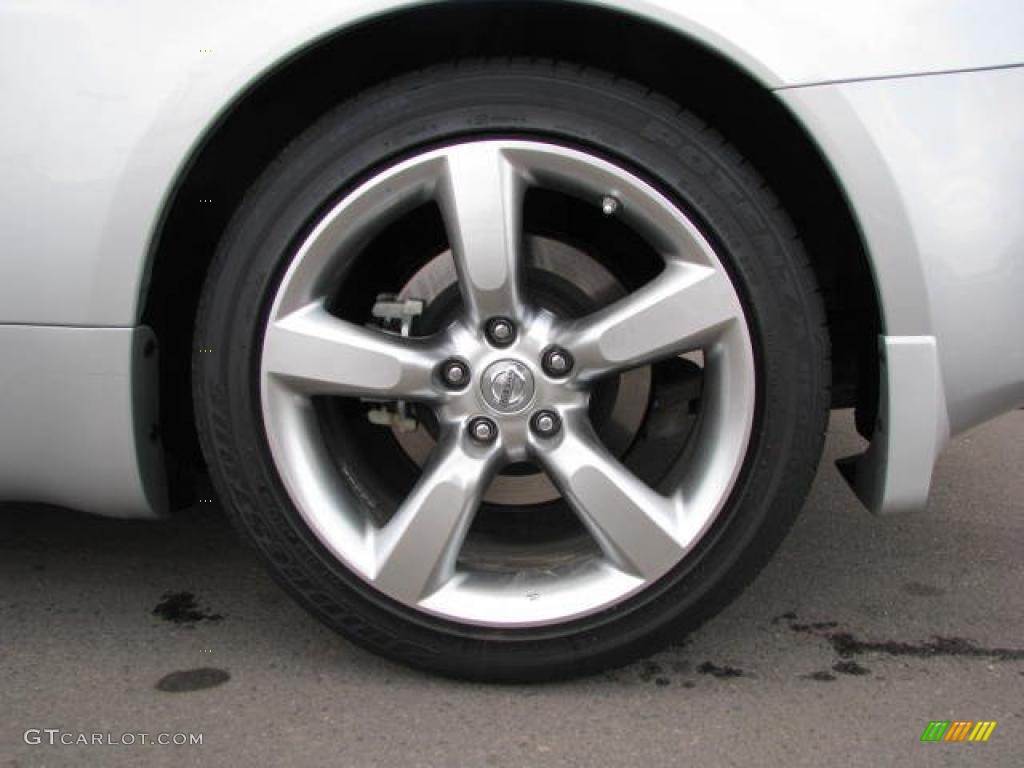 2008 350Z Touring Coupe - Silver Alloy / Charcoal photo #11