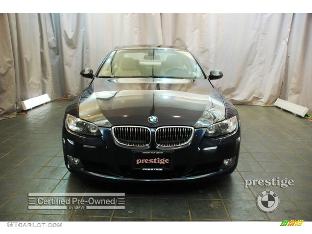 2007 3 Series 328xi Coupe - Monaco Blue Metallic / Beige photo #6