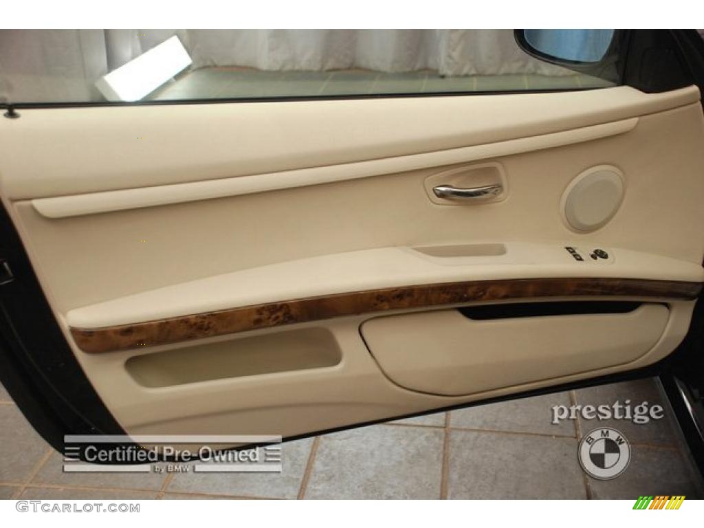 2007 3 Series 328xi Coupe - Monaco Blue Metallic / Beige photo #12