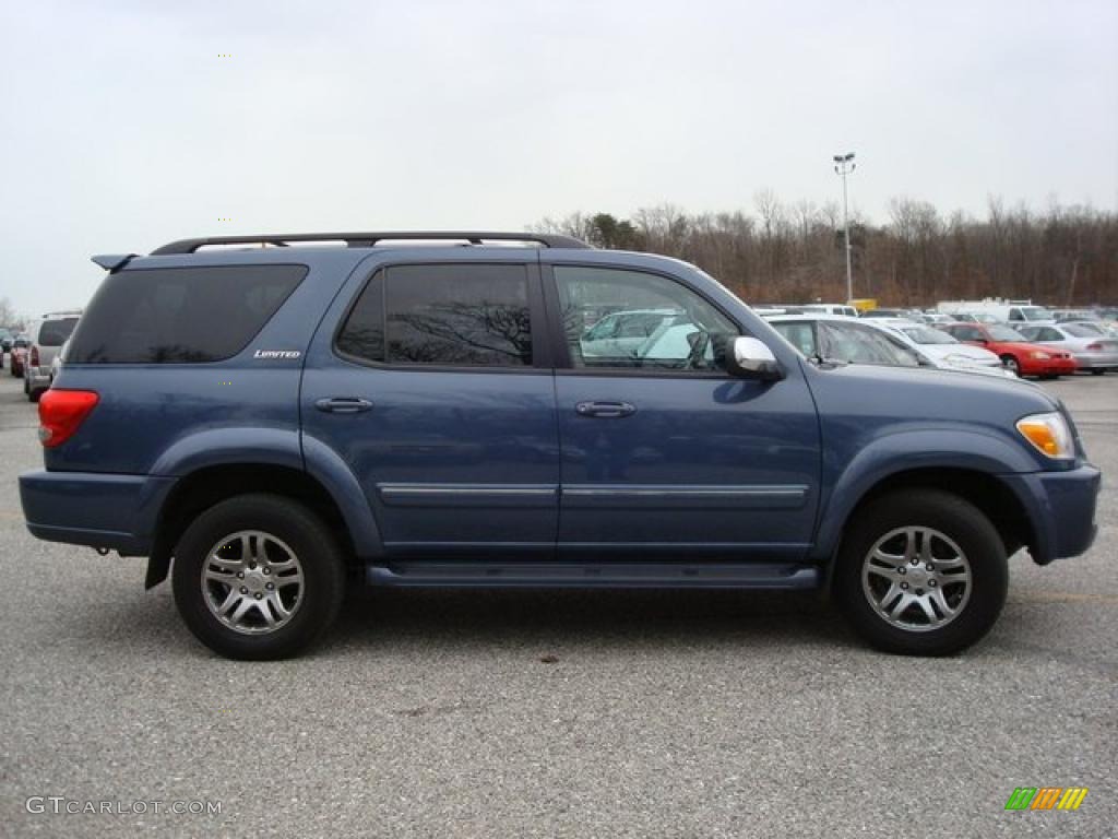 2007 Sequoia Limited 4WD - Bluesteel Mica / Taupe photo #1