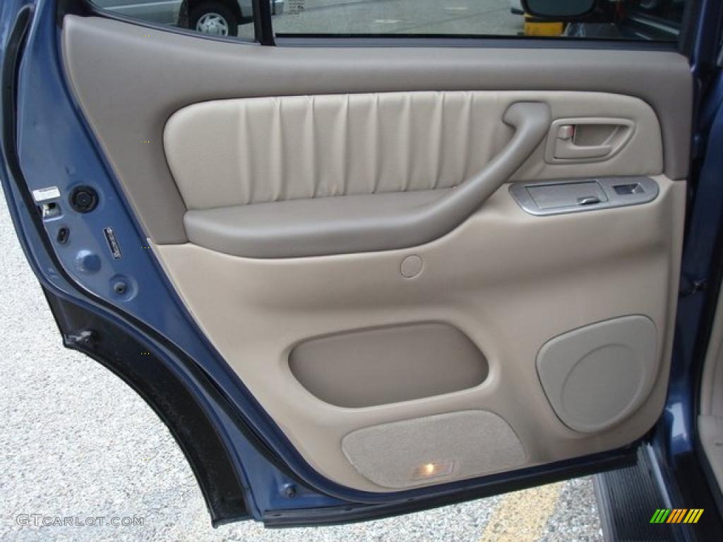 2007 Sequoia Limited 4WD - Bluesteel Mica / Taupe photo #26