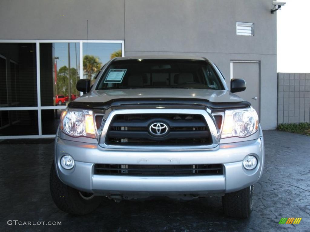 2008 Tacoma V6 PreRunner TRD Double Cab - Silver Streak Mica / Graphite Gray photo #3