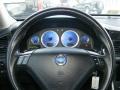 2007 Volvo S60 Nordkap Black/Blue R Metallic Interior Steering Wheel Photo