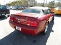 2008 Torch Red Ford Mustang V6 Deluxe Convertible  photo #11