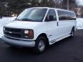 White - Express 3500 LS Extended Heavy Duty Passenger Van Photo No. 3