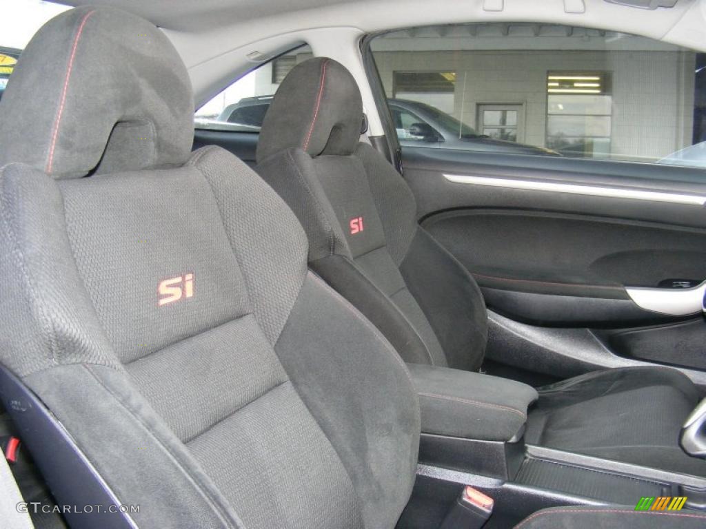 2006 Civic Si Coupe - Galaxy Gray Metallic / Black photo #25