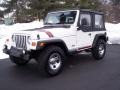 2000 Stone White Jeep Wrangler SE 4x4  photo #1