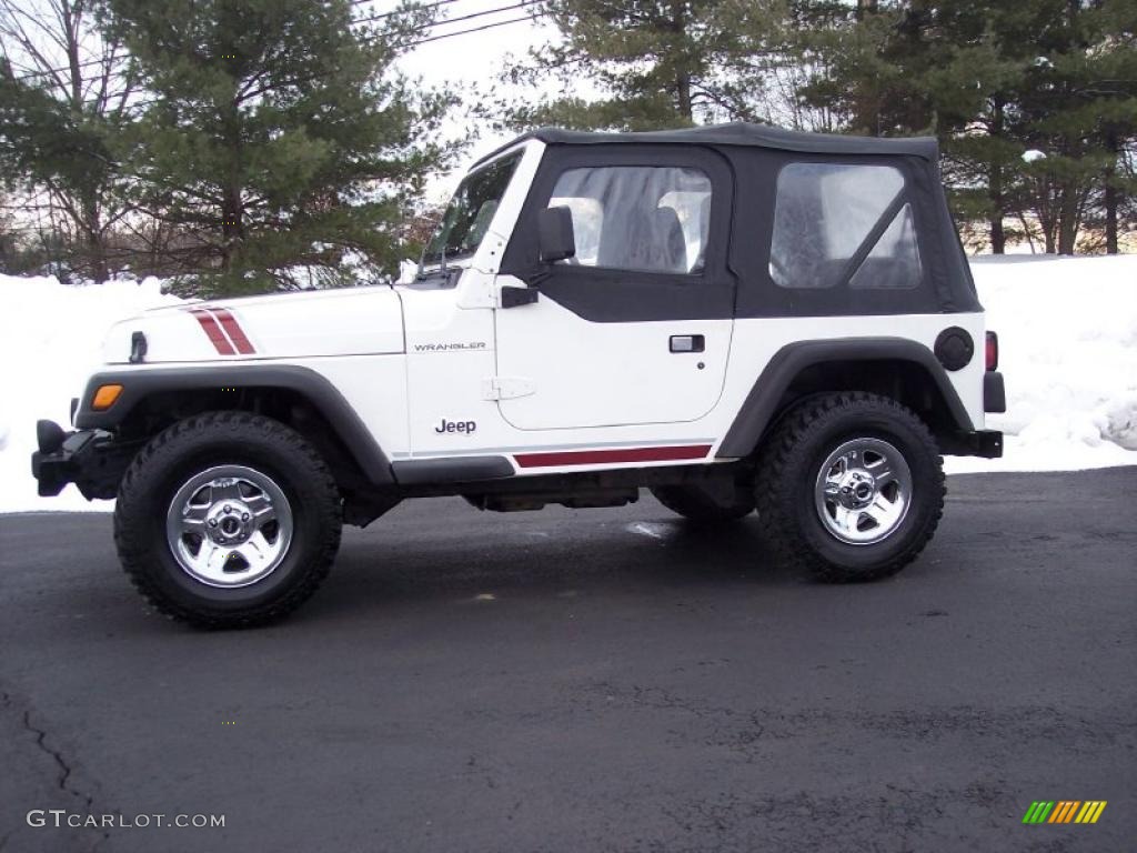 2000 Wrangler SE 4x4 - Stone White / Agate photo #3