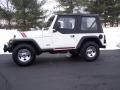 2000 Stone White Jeep Wrangler SE 4x4  photo #3