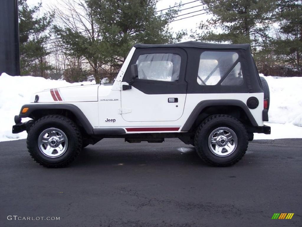 2000 Wrangler SE 4x4 - Stone White / Agate photo #4