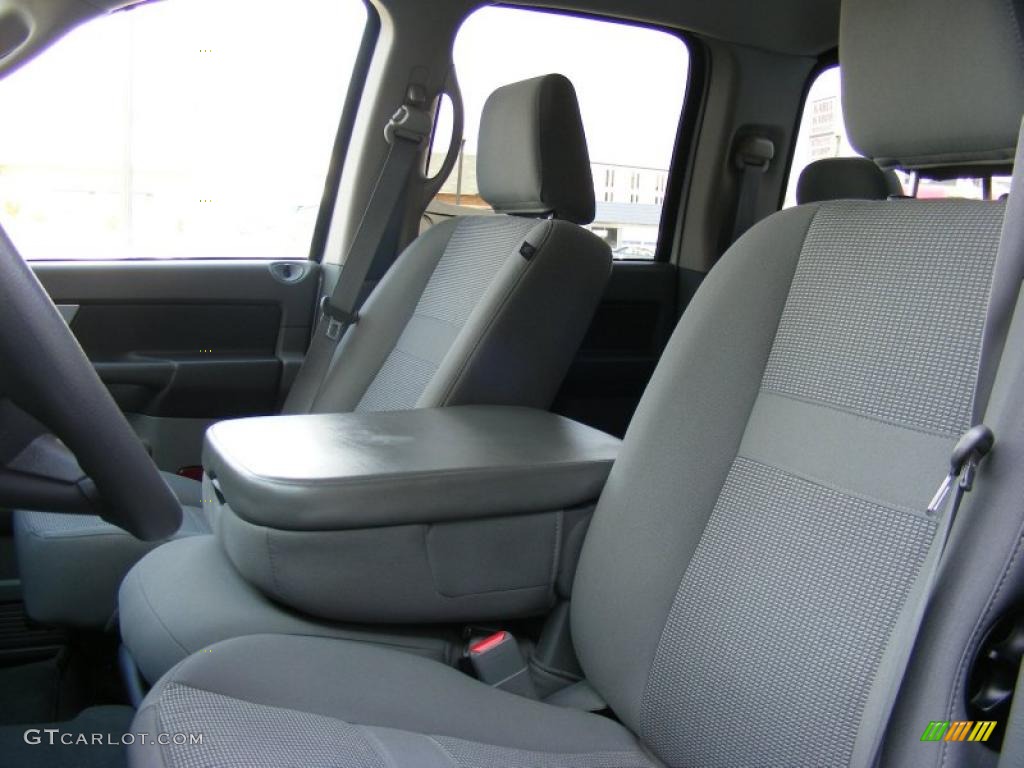 2007 Ram 1500 SLT Quad Cab 4x4 - Bright Silver Metallic / Medium Slate Gray photo #14
