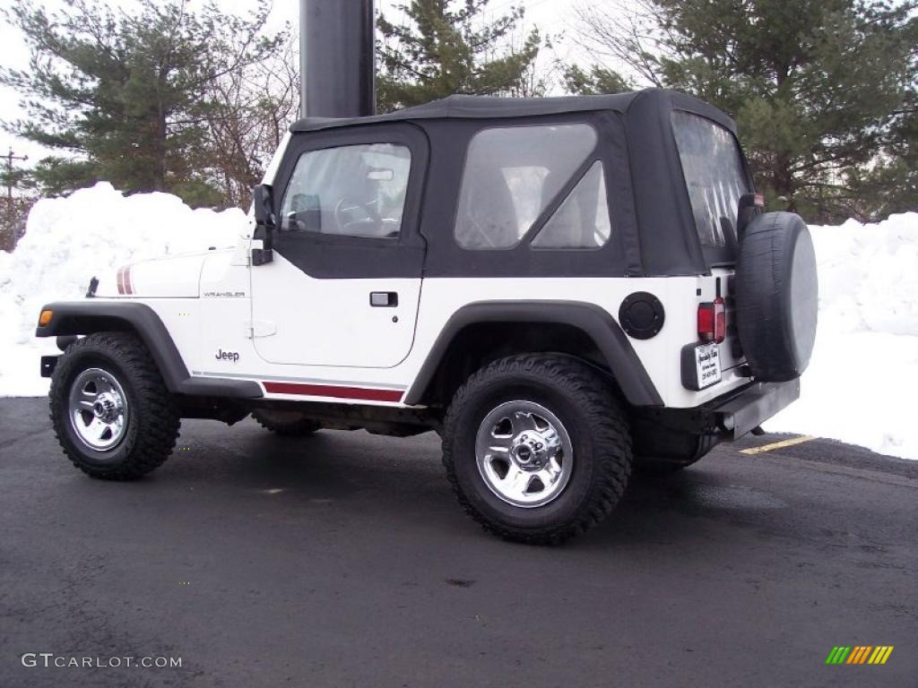 2000 Wrangler SE 4x4 - Stone White / Agate photo #5