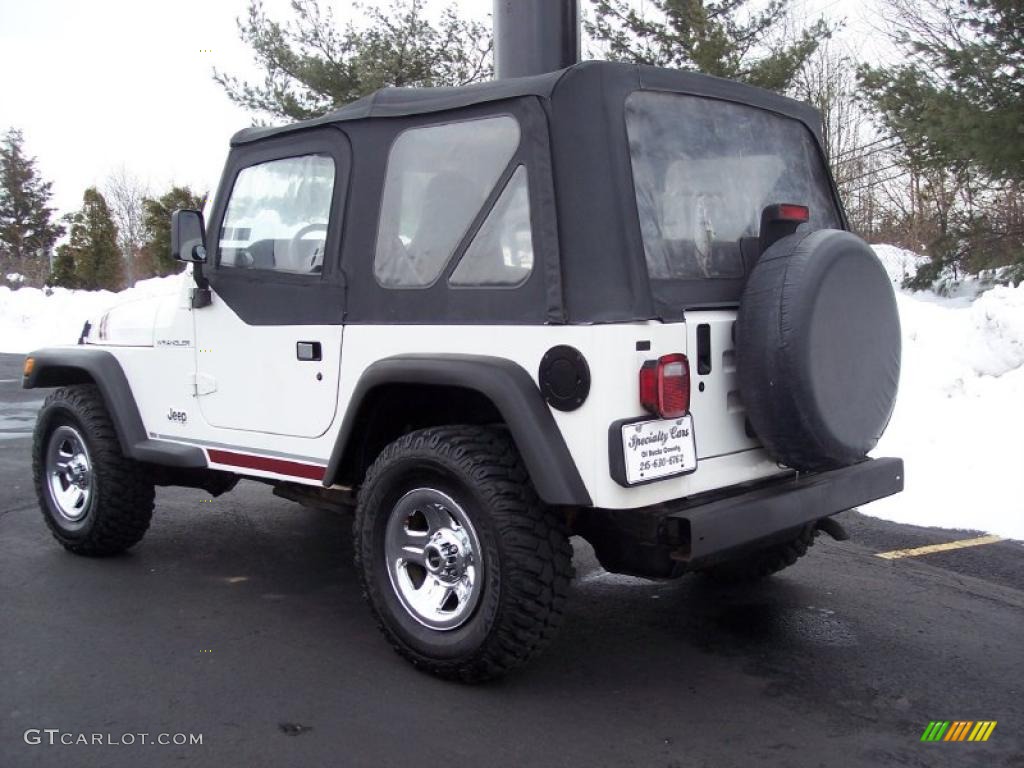 2000 Wrangler SE 4x4 - Stone White / Agate photo #6