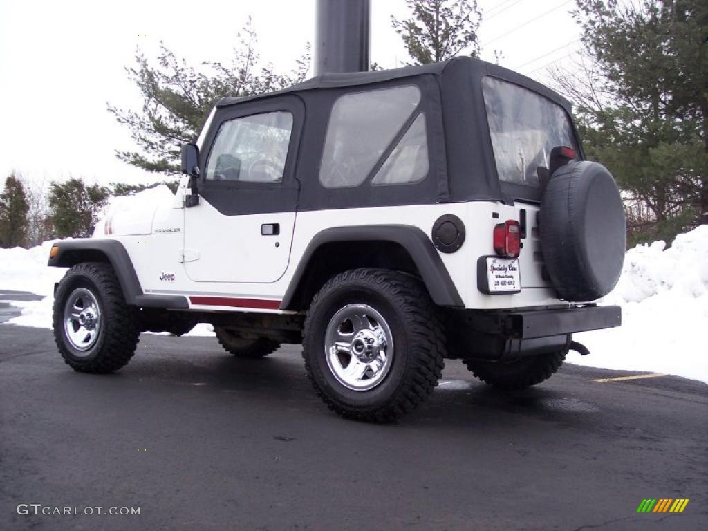 2000 Wrangler SE 4x4 - Stone White / Agate photo #7