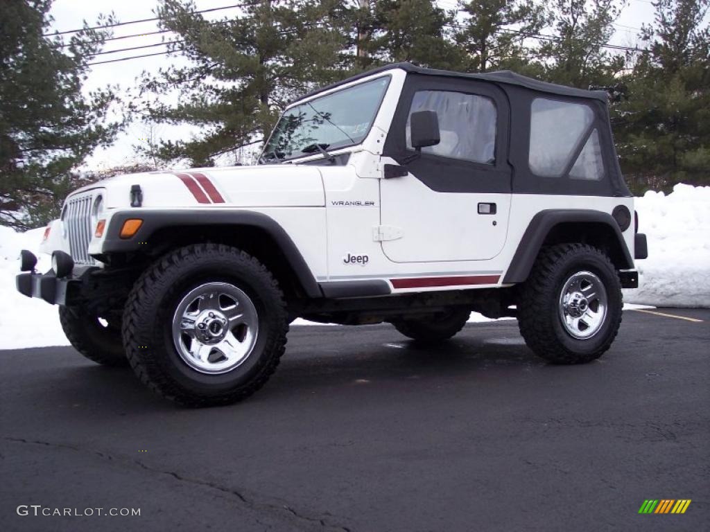 2000 Wrangler SE 4x4 - Stone White / Agate photo #8
