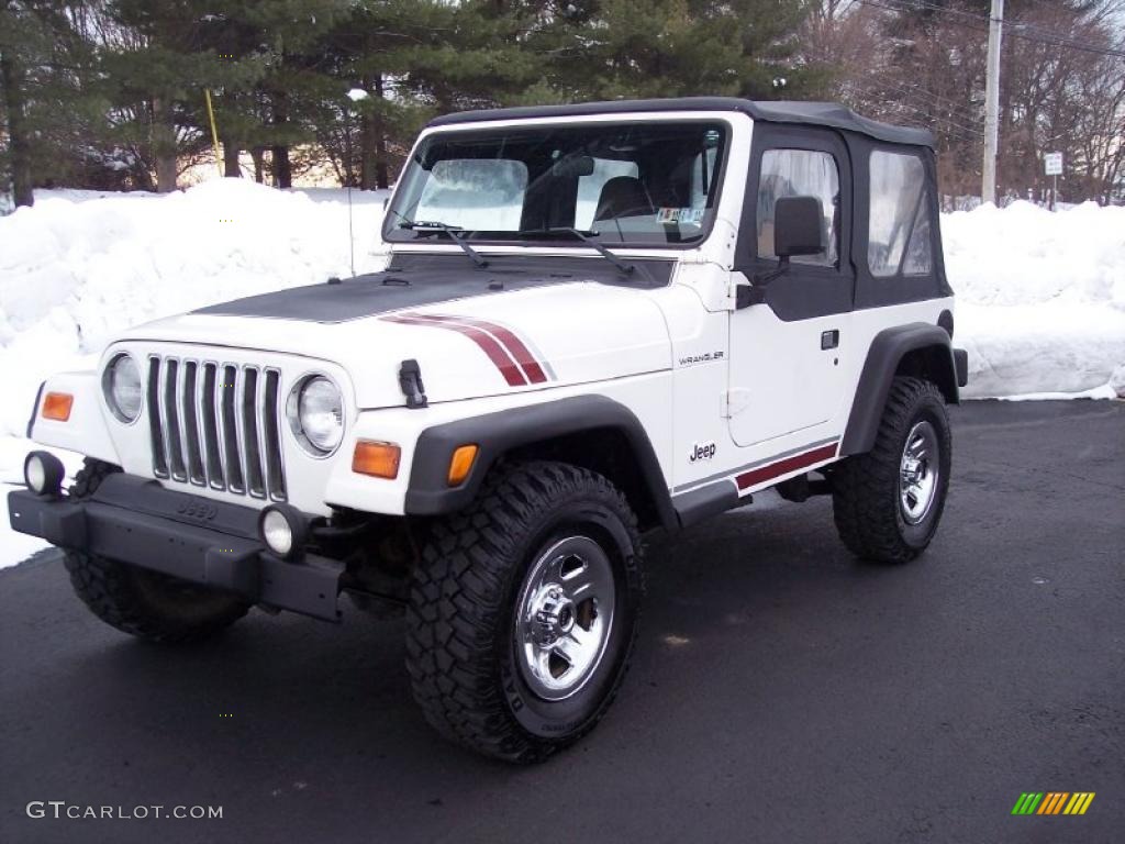 2000 Wrangler SE 4x4 - Stone White / Agate photo #9