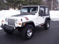 2000 Stone White Jeep Wrangler SE 4x4  photo #9