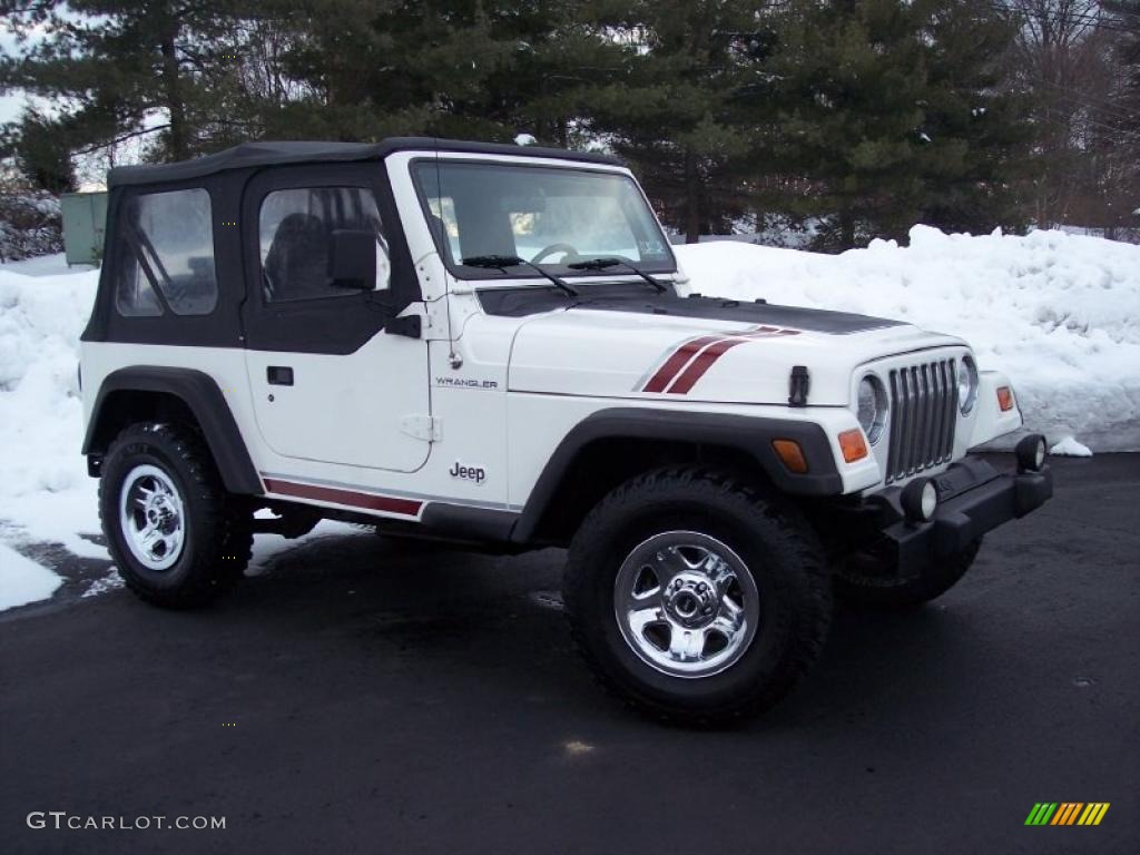 2000 Wrangler SE 4x4 - Stone White / Agate photo #16