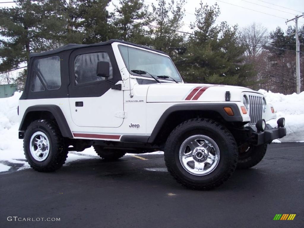 2000 Wrangler SE 4x4 - Stone White / Agate photo #17