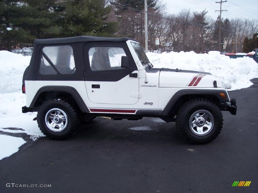 2000 Wrangler SE 4x4 - Stone White / Agate photo #18