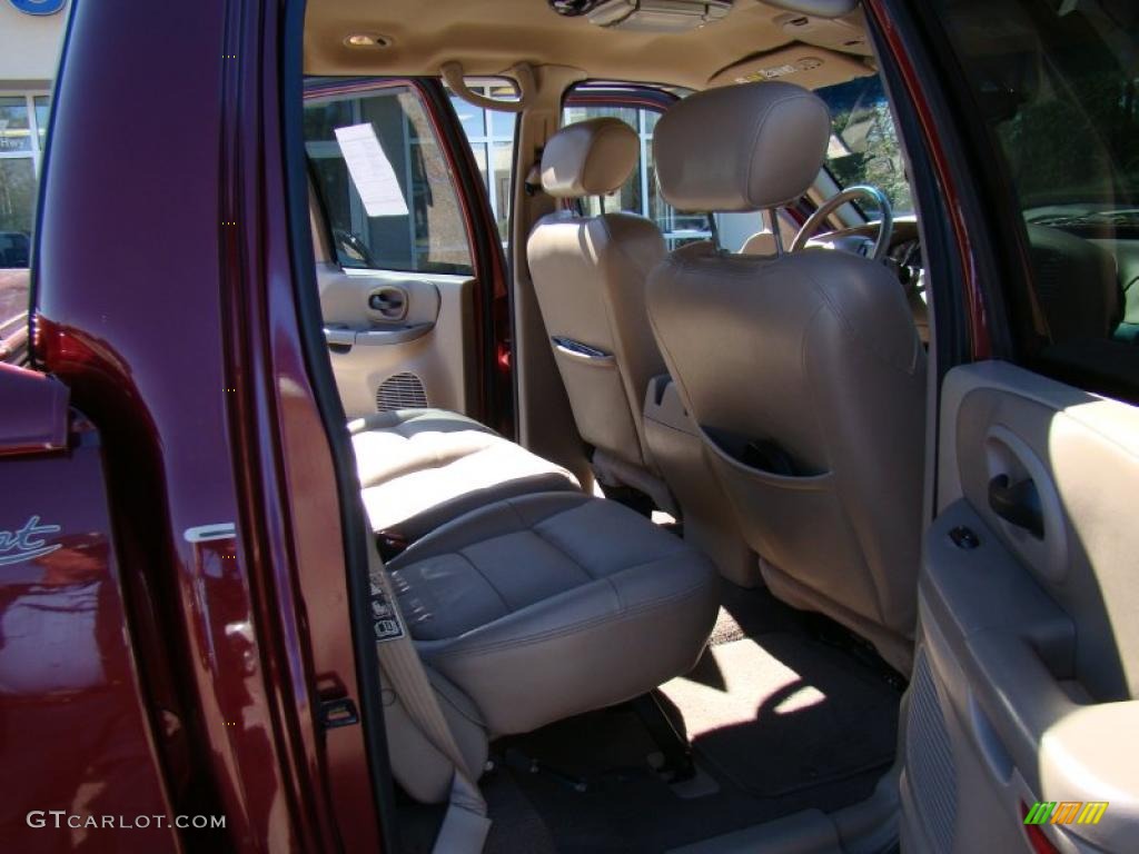 2003 F150 FX4 SuperCrew 4x4 - Toreador Red Metallic / Medium Parchment Beige photo #15