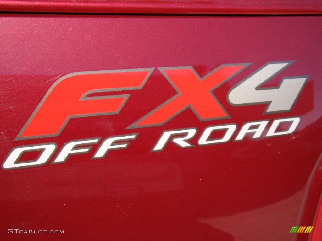 2003 F150 FX4 SuperCrew 4x4 - Toreador Red Metallic / Medium Parchment Beige photo #37