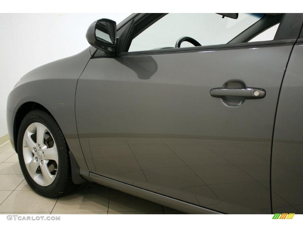 2008 Elantra SE Sedan - Carbon Gray Metallic / Gray photo #22