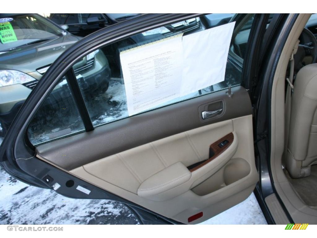2007 Accord EX-L Sedan - Graphite Pearl / Ivory photo #15