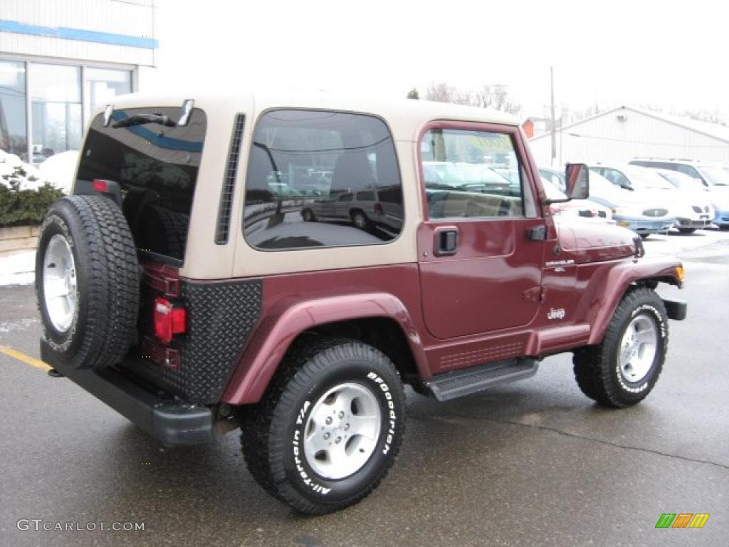 2001 Wrangler Sahara 4x4 - Sienna Pearl / Camel/Dark Green photo #3