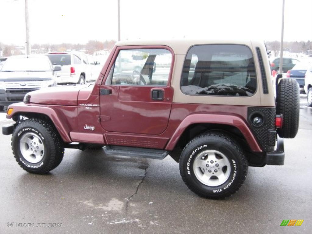 2001 Wrangler Sahara 4x4 - Sienna Pearl / Camel/Dark Green photo #7