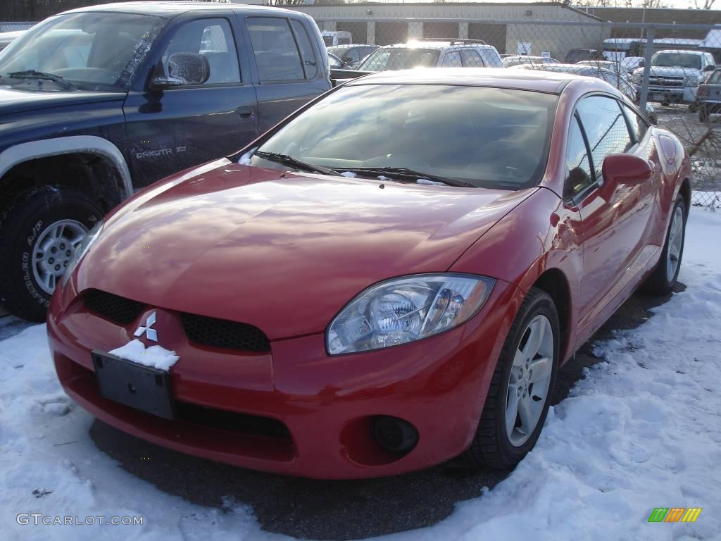 2007 Eclipse GS Coupe - Pure Red / Dark Charcoal photo #1