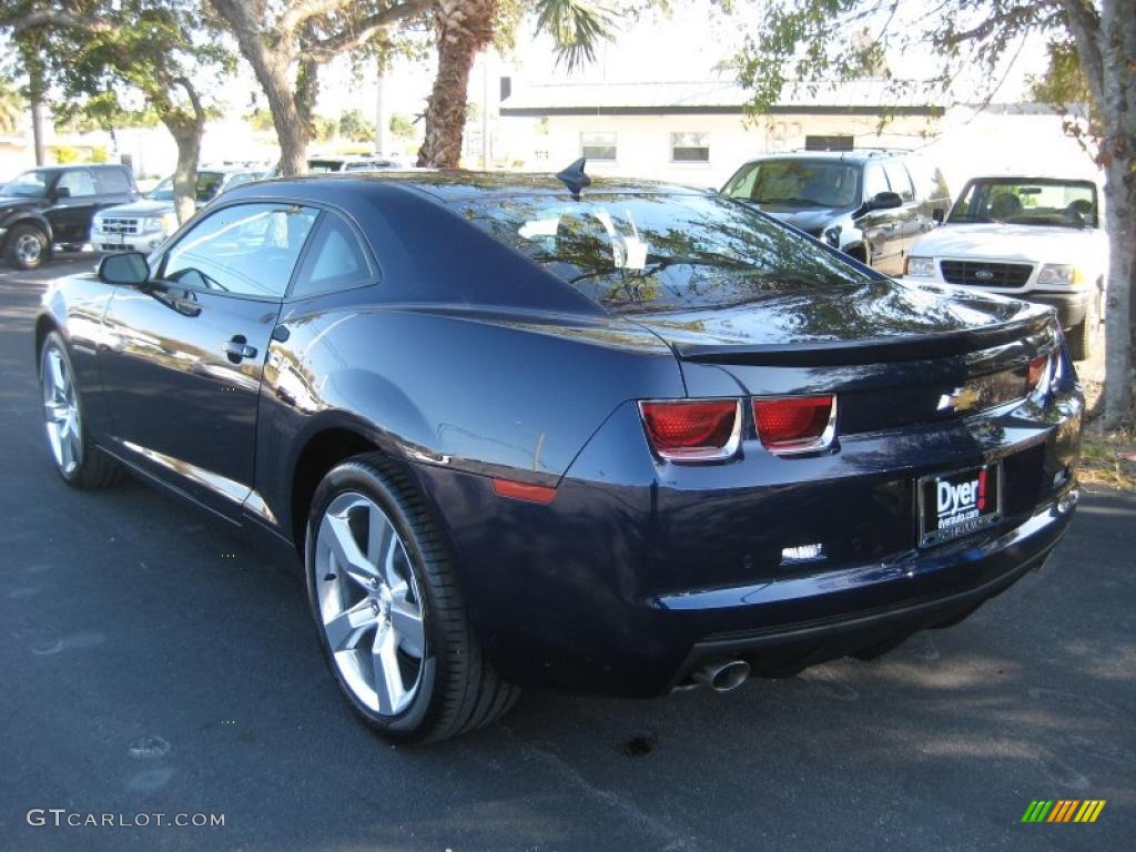 2010 Camaro LT/RS Coupe - Imperial Blue Metallic / Gray photo #4