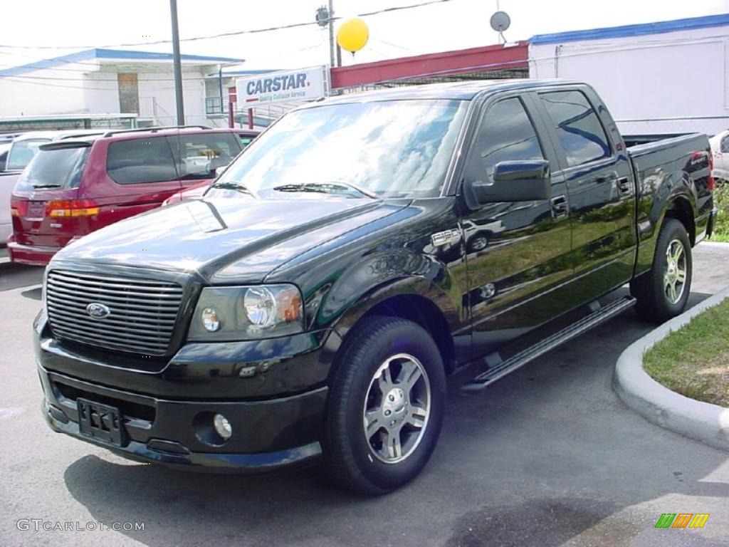 2008 F150 FX2 Sport SuperCrew - Black / Black photo #1