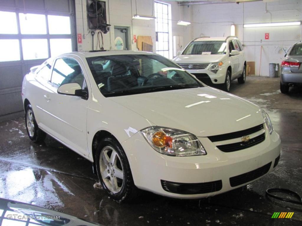 2007 Cobalt LT Coupe - Summit White / Ebony photo #1