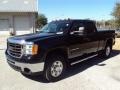 2008 Onyx Black GMC Sierra 2500HD SLE Extended Cab 4x4  photo #1