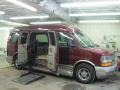 2003 Berry Red Metallic Chevrolet Express 1500 Wheelchair Access Conversion Van  photo #15