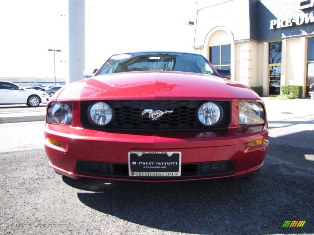 2005 Mustang GT Premium Coupe - Redfire Metallic / Medium Parchment photo #2