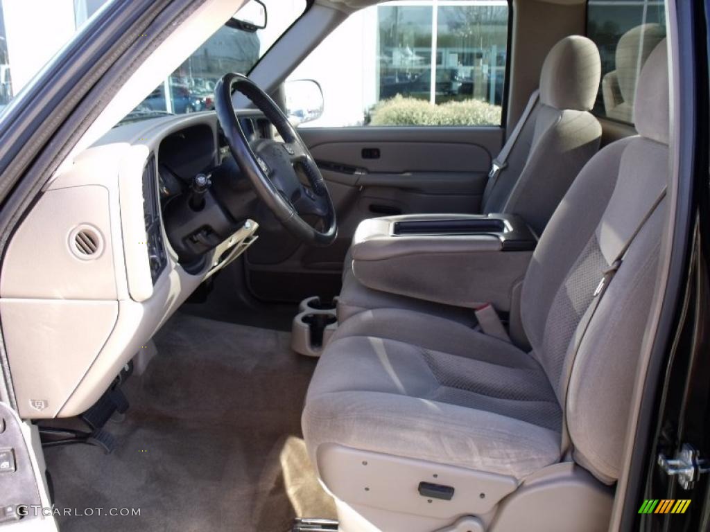 2005 Silverado 1500 LS Regular Cab - Black / Tan photo #10