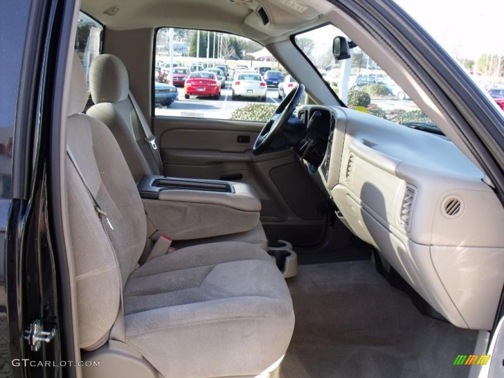 2005 Silverado 1500 LS Regular Cab - Black / Tan photo #14