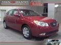 2008 Apple Red Pearl Hyundai Elantra GLS Sedan  photo #1